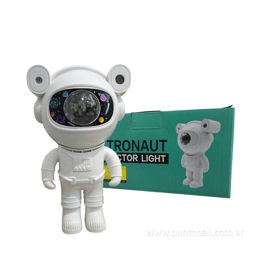 [111941] PARLANTE PORTATIL BLUETOOTH DINAX ASTRONAUTA PROYECTOR DE ESTRELLAS