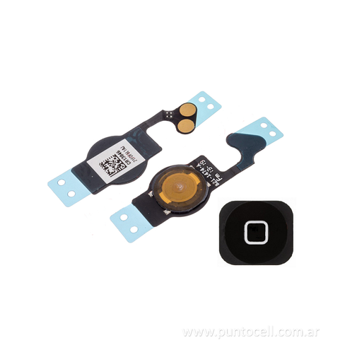 [8829] FLEX HOME IPHONE 5C (C/ BOTON HOME) Color NEGRO